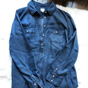 NWOT- Chambray- Long Sleeve